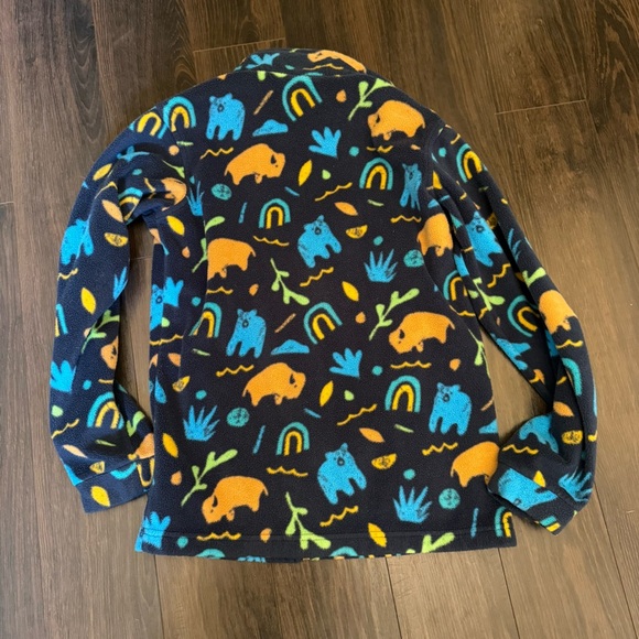 Boys Columbia Zing Fleece Animal Bear Buffalo Rainbow - Picture 5 of 5